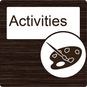 Dementia Friendly Activities Door Sign