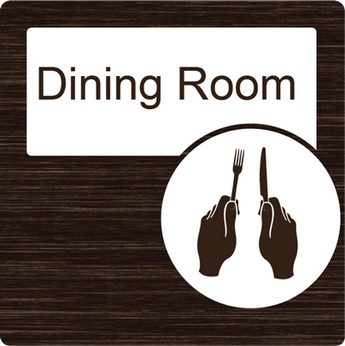 Dementia Friendly Dining Room Door Sign