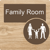 Dementia Friendly Family Room Door Sign