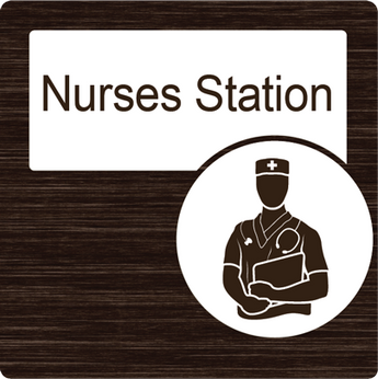 Dementia Friendly Nurses Station Door Sign