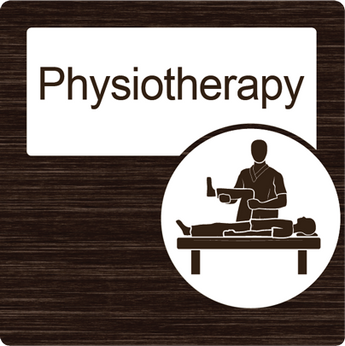 Dementia Friendly Physiotherapy Door Sign