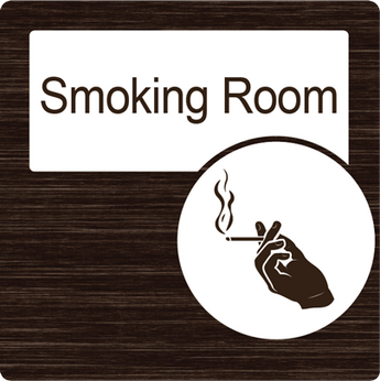 Dementia Friendly Smoking Room Door Sign