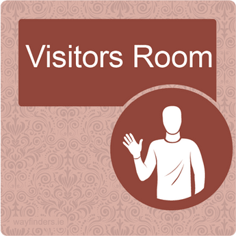 Dementia Friendly Visitors Room Door Sign