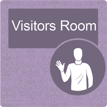 Dementia Friendly Visitors Room Door Sign