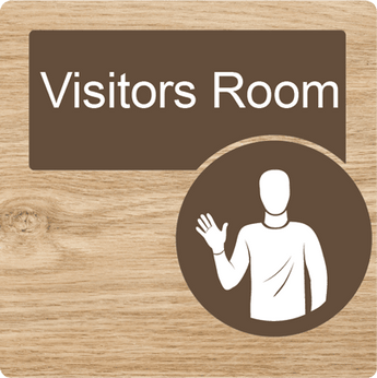 Dementia Friendly Visitors Room Door Sign