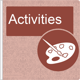 Dementia Friendly Projecting Activities Sign