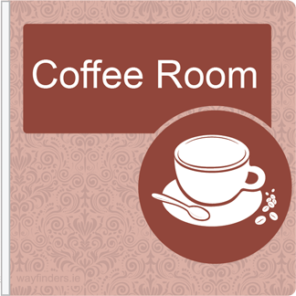 Dementia Friendly Projecting Coffee Room Sign