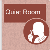 Dementia Friendly Projecting Quiet Room Sign