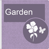 Dementia Friendly Projecting Garden Sign