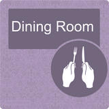 Nursing Home Dementia Friendly Door Sign Dining Room