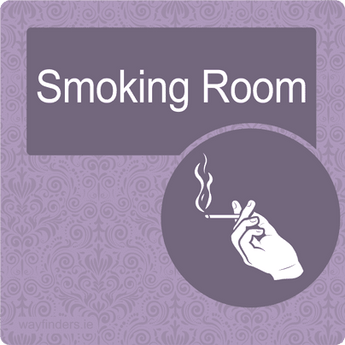 Nursing Home Dementia Friendly Door Sign Smoking Room