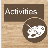 Dementia Friendly Projecting Activities Sign