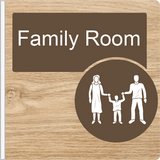 Dementia Friendly Projecting Family Room Sign