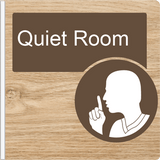 Dementia Friendly Projecting Quiet Room Sign