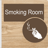 Dementia Friendly Projecting Smoking Room Sign