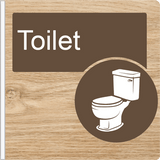 Dementia Friendly Projecting Toilet Sign