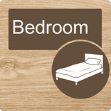 Dementia Friendly Bedroom Door Sign