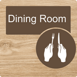 Dementia Friendly Dining Room Door Sign