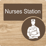 Dementia Friendly Nurses Station Door Sign