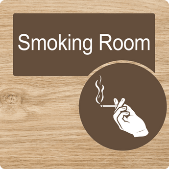 Dementia Friendly Smoking Room Door Sign