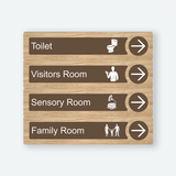 Dementia Friendly Signage Directional Care Home Signage Oak