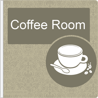 Dementia Friendly Projecting Coffee Room Sign