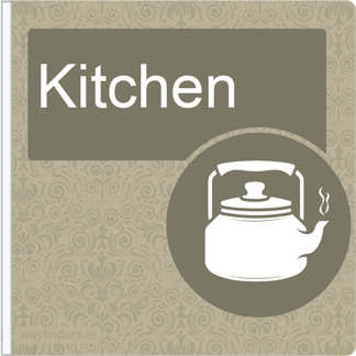 Dementia Friendly Projecting Kitchen Sign