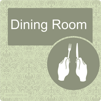 Dementia Friendly Dining Room Door Sign