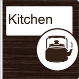 Dementia Friendly Projecting Kitchen Sign