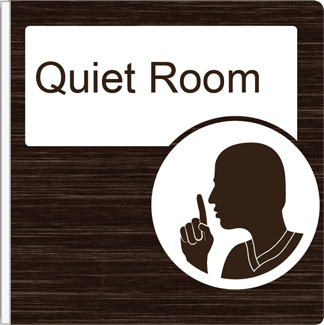 Dementia Friendly Projecting Quiet Room Sign