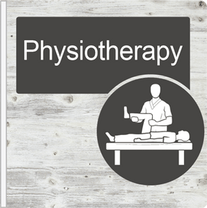 Dementia Friendly Projecting Physiotherapy Sign